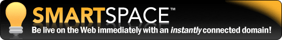 SmartSpace™ - Be live on the Web immediately with an instantly connected domain!