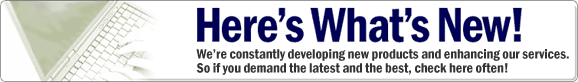 Here's What's New!