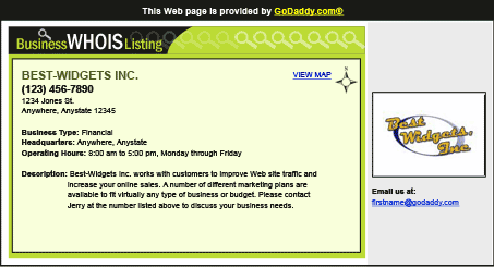 Business Registration is the yellow pages of the Internet age.